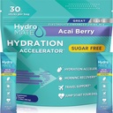 Electrolyte Powder Sugar-Free Hydration Packets Black Cherry HydroMATE 30 Sticks 2