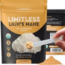 Premium USDA Organic Lions Mane Extract Powder – Pure Nootropic Mushroom Supplement for Focus, Memory, Nerve & Immune Support – 15:1 Dual Extract, Vegan, Gluten-Free, Non-GMO by Nutriante, 2.12 Oz 2