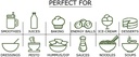 Food to Live Organic Chlorella Powder, 4 Pounds — Non-GMO, Kosher, Raw Green Algae, Vegan Superfood, Bulk, Pure Vegan Green Protein, Rich in Vitamins and Minerals, Great for Drinks, Broken Cell Wall 5