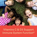 SmartyPants Kids Multivitamin Gummies: Omega 3 Fish Oil (EPA/DHA), Vitamin D3, C, Vitamin B12, B6, A, K & Zinc for Immune Support, Biotin, Gluten Free, Three Fruit Flavors, 90 Count (22 Day Supply) 4