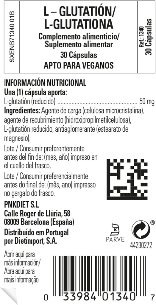 Solgar Reduced L-Glutathione Vegetable Capsules, 50 Mg, 30 Count 4