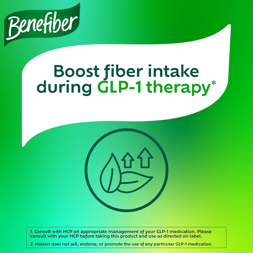 Benefiber Advanced Digestive Health Prebiotic Fiber Supplement Powder with Probiotics for Digestive Health, Low FODMAP – 15 Sticks (3.0 Ounces) 4