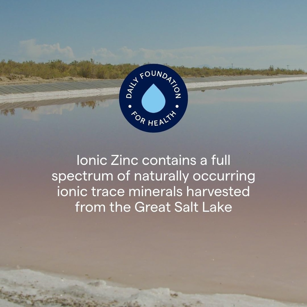 Trace Minerals Ionic Zinc - Immune System Support Supplement - Essential Mineral Supplement with Magnesium, Copper & Chloride - Healthy Skin & Growth Support - 2 fl oz (About 144 Servings) 3