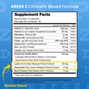AREDS 2 Eye Vitamins | Lutein & Zeaxanthin Supplement | AREDS2 Plus Multivitamin Eye Health Supplement with Carotenoids, Bilberry Extract | Vitamins for Dry Eyes & Vision Health | 60 Vegan Capsules 3