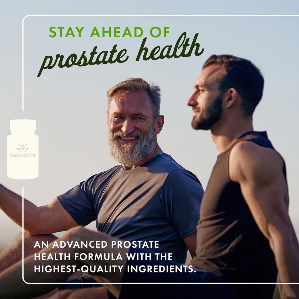 Swanson Prostate Plus - Natural Supplement for Men Promoting Healthy Urinary Tract Flow & Frequency - Supporting Overall Prostate Health - (180 Veggie Capsules) 2 Pack 3