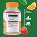 Lifeable Magnesium + Vitamin B6, Gummies Bundle - Great Tasting, Vitamin Supplement, Gluten Free, GMO Free, Chewable Gummy 3