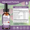 Glucosamine Chondroitin MSM Liquid Drops-w/Elderberry, Boswelia &Hyaluronic Acid-Extra Strength Joint Support Supplement for Mobility, Flexibility & Bones,High Absorption,60ml (2 fl oz) 3
