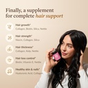 18-in-1 Hair Growth Supplement | Collagen, Hyaluronic Acid, Nettle, Silica, Biotin, Grape Seed Extract, Bamboo | Stronger, Thicker, Longer Hair – Supports Hair Volume, Shine, Scalp & Nail Health 3