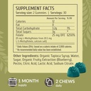 HERBAMAMA L-Methylfolate Gummies - 15mg 5-MTHF Calming Supplement for Adults - Vegan, Non-GMO Methylated Folate (Vitamin B9) for Brain Support - 60 Pectin-Based Blueberry-Flavored Chews 4
