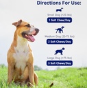 Dogs Immune Support Mushroom Supplement - Supports Longevity, Cognition, Joint, Cellular & Gut Health - All Natural Organic, GrainFree - Aid for Lumps and Bumps, Chicken Flavor - 90 Chews 6