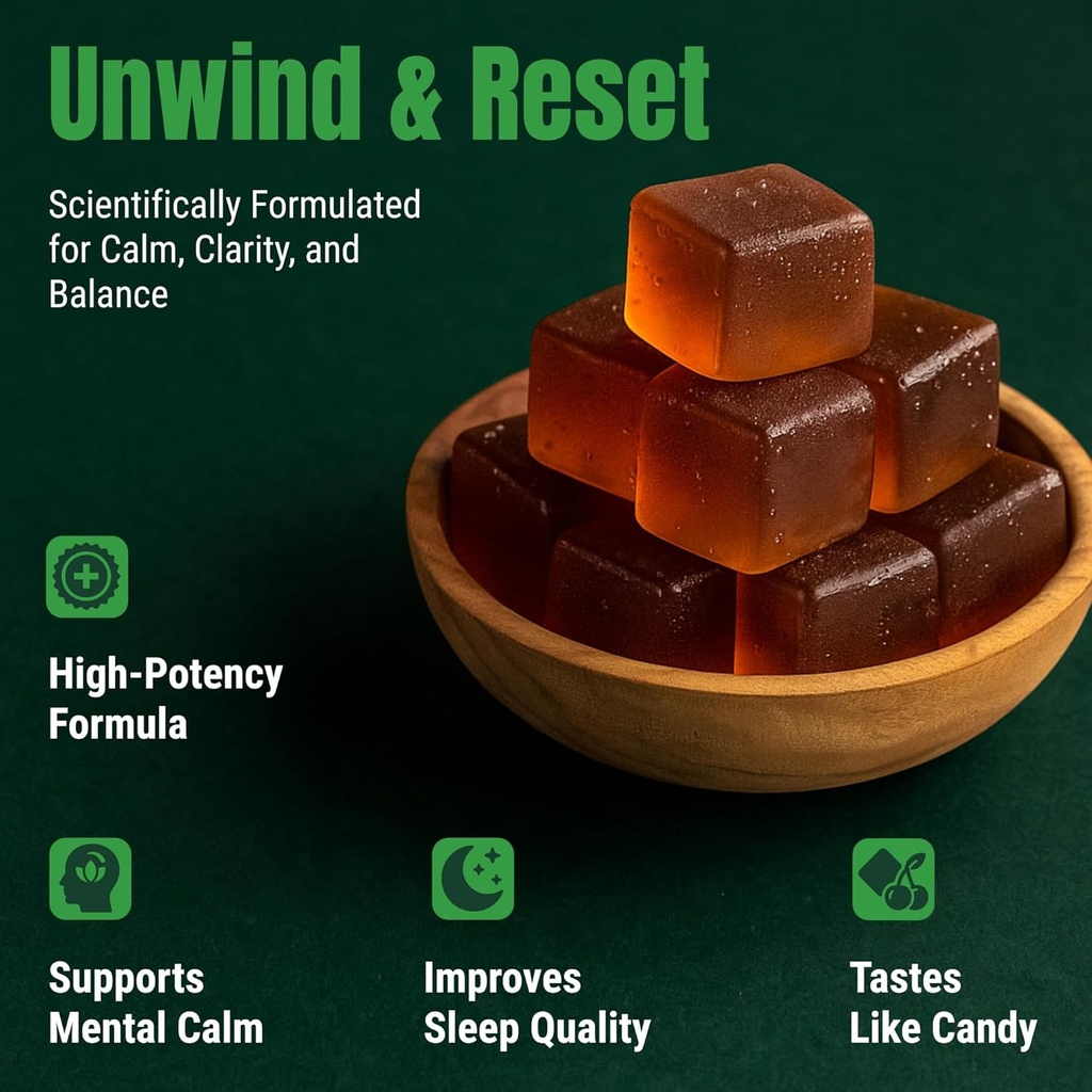 Kava Kava Gummies 50mg – Strong Noble Kava with 50mg Kavalactones for Calm & Relaxation – Alcohol-Free – Fast-Acting Fiji Kava Root Extract – Root Beer Flavor – 15 Count 3