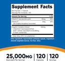 Nutricost Cranberry Extract 25,000mg (120 Servings) 2 Bottles with Vitamin C and Vitamin E 3