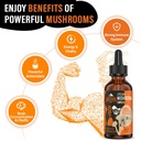 Liposomal Mushroom Complex Drops 2000 MG - 20 Organic Mushroom Extracts - Advanced Liquid Formula for Immunity, Cognitive and Memory - Lions Mane Supplement, Reishi, Cordyceps, Chaga, 300 Servings 6