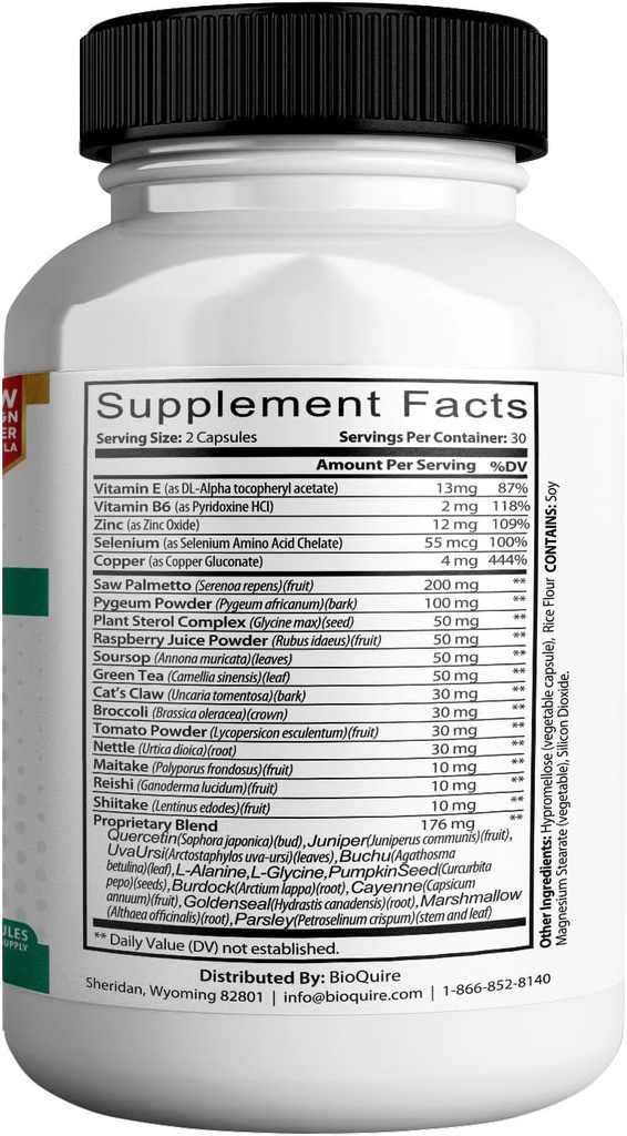 ProstateRex Max Extra Strength Prostate Health Support Supplement, Saw Palmetto, Vegan, Non-GMO, Gluten-Free – 300 Capsules (5) 3