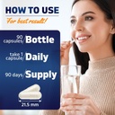 Vitamatic Benfotiamine 300 mg – Fat-Soluble Vitamin B1 – 90 Vegetarian Capsules per Bottle – 2 Bottles (Total 180 Capsules) 4