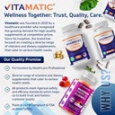 Vitamatic Benfotiamine 300 mg – Fat-Soluble Vitamin B1 – 90 Vegetarian Capsules per Bottle – 2 Bottles (Total 180 Capsules) 6
