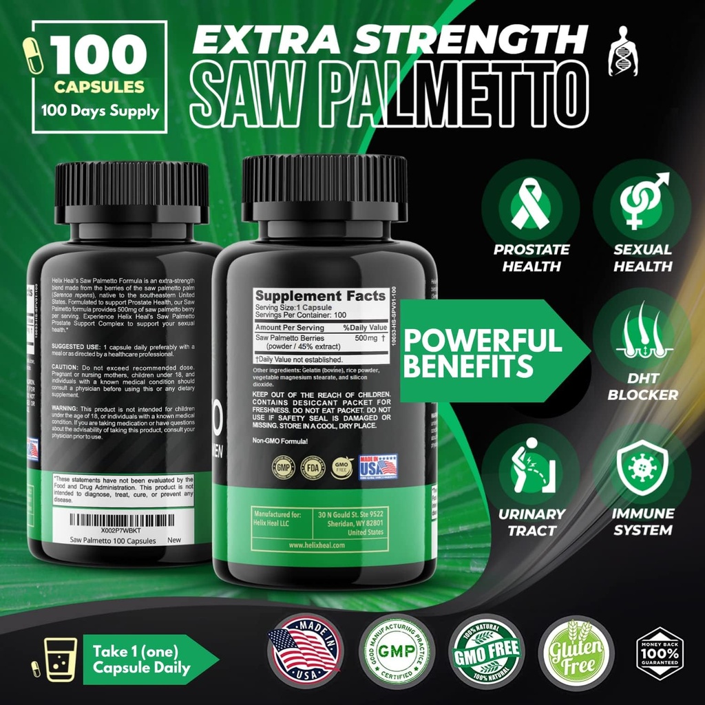 Libido Booster for Women, Saw Palmetto and Cholesterol Support - Discounted Bundle 6