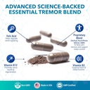 Tremanol Natural Aid Essential Tremor Relief Herbal Supplement for Neurological Support - Includes Vitamin B2 & B12, Passionflower & Skullcap for Hand Tremor Aids - Made in USA, 60 Caps (Pack of 3) 4