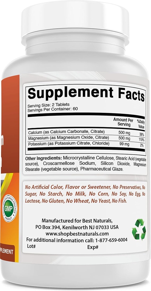 Calcium Magnesium Potassium & B-100 Complex 2