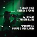 Jacked Factory Nitrosurge Max High Performance Pre Workout Powder - Pre Workout w/Nootropic Ingredients for Intense Focus, Pumps, Smooth Energy, Endurance - 40 Servings, Cherry Bomb 6