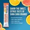 The Frozen Bean Sunkist Collagen Drink Mix - Hydration Cara-Cara Orange Electrolyte Drink for Women with Vitamin C, Zinc, Collagen Peptides, Naturally Flavored - 20 Packs 4