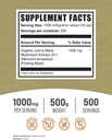 BulkSupplements Organic Lion's Mane Mushroom Extract + Turkey Tail Mushroom Extract Bundle 3
