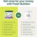 Fresh Nutrition Organic 8 Mushroom Complex Powder - Lion's Mane, Reishi, Cordyceps, Chaga, Enokitake, Turkey Tail, Maitake, and Oyster Mushrooms 4