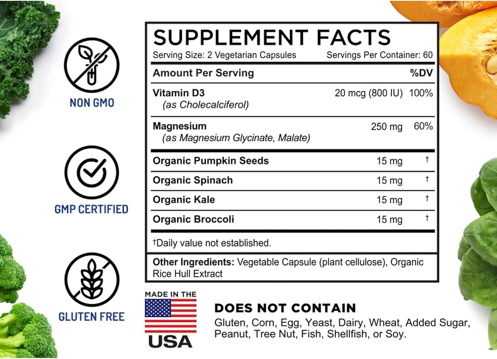 FarmHaven Magnesium Glycinate & Malate Complex and Glucosamine Chondroitin 6