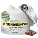 Caffeine Under Eye Cream for Dark Circles, Puffiness, Wrinkles, Bags Under Eye & Fine Lines with Retinol & Multi-Peptides - Brightening, Hydrating & Revitalizing for Women & Men, 30ml