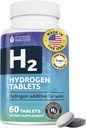Invigorated Water Hydrogen Water Tablets with Magnesium - 12 PPM H2 Molecular Hydrogen Tablets for Drinking Water - Supports Energy, Brain, & Cognitive Health - Non-GMO (60 Servings, Unflavored)