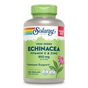 SOLARAY Echinacea with Vitamin C & Zinc – Immune Support Supplement – Echinacea Capsules with Vitamin C 500 mg Plus Bioflavonoids, Vegan, 60-Day Guarantee, 90 Servings, 180 VegCaps