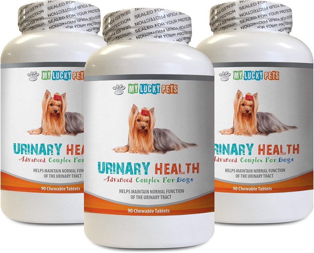 Bladder Support for Dogs - Dog Urinary Health Formula - Helps with Incontinence and Bladder Issues - Immune Boost - Dog Cranberry Supplement chew - 3 Bottles (270 Treats)