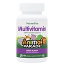 NaturesPlus Animal Parade Children's Chewable Multivitamin - Grape Flavor - 180 Animal-Shaped Tablets, Pack of 2 - Promotes Health & Well-Being - Vegetarian, Gluten Free - 180 Total Servings
