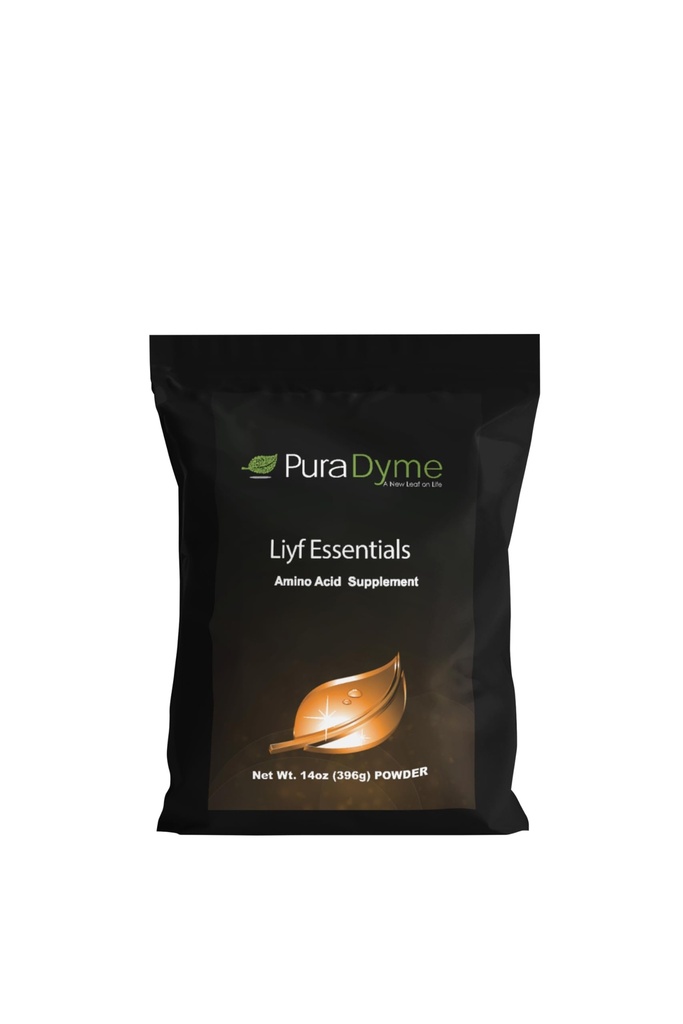 Puradyme Liyf Essential Amino Acid Protein Powder and Dietary Supplement - 14 Ounces - Formulated for Promotion of Energy and Longevity