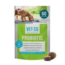 VetIQ Probiotic Supplement for Dogs, Digestive Support for Dogs, Nourishes Gut Bacteria and Supports Bowel Function, Hickory Smoke Flavor, Made in the USA, 60 Count