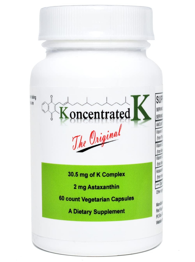 30.5 MGS of Ks, 2 milligrams Astaxanthin