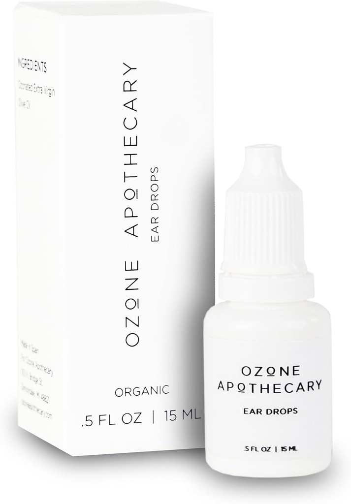 Organic Ear Drops | Ozone Oil Infused Ear Care | Ozonated Oil to Nourish, Protect & Cleanses for People and Pets