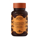 Herbs Etc. Ultimate Ginseng Softgels - Herbal Supplement for Energy & Vitality Support - American & Asian Ginseng - Siberian Eleuthero Root - Gluten-Free & Organic - 30 Count (30 Servings)