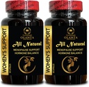 Menopause Support Supplement - Support Hormone Balance for Women Natural Supplement, Supplement for Hot Flashes, Herbal Complex with Black Cohosh, Antioxidant Rich - 2 Bottles 120 Capsules