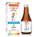 HealthBest Kids L-Lysine Nutritional Supplement Syrup, 200 mL | Essential Vitamins for Growing Children