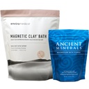 Enviromedica Magnetic Clay - Ancient Minerals Magnesium Bath Flakes - Natural Detox - High-Absorption Efficiency for Relaxation, Wellness & Muscle Relief