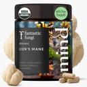 Fantastic Fungi Lions Mane Supplement Capsules - Lions Mane Mushroom Supplement for Focus, Memory & Mood - Adaptogenic Functional Mushroom Extract, USDA Organic, Vegan, 120 Capsules (2-Month Supply)