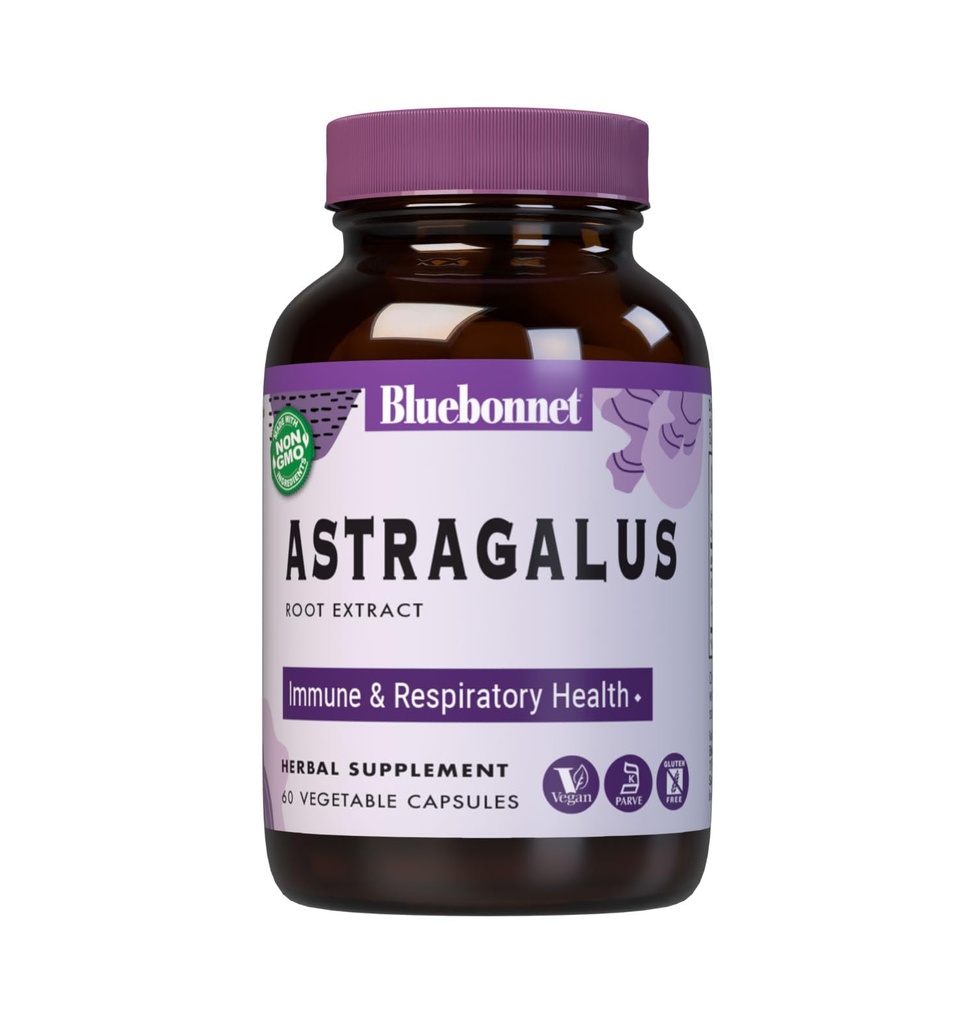 BlueBonnet Astragalus Root Extract Supplement, 60 Count