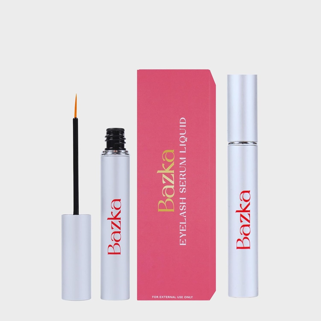 Bazka Eyelash Serum : Enhance Lash Growth & Thickness, Longer & Nourishing Formula for Prevent Moisture Loss, Twice per day (3.5mL)