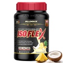 ALLMAX ISOFLEX Pure Whey Isolate Protein Powder - Gluten Free, Low Lactose, Sugar-Free - High-Protein, Clean, Keto-Friendly, Pre Post Workout Supplement for Women and Men | Pineapple Coconut, 2lb