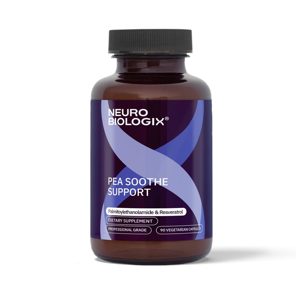 Neurobiologix Pea Soothe Support for Men and Women, Pea & Resveratrol Formula for Comfort, Mobility, Nerve Health & Muscle Recovery, Gluten Free, Non GMO, Vegan Capsules, 90 Count