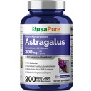 NusaPure Astragalus Capsules, 300 mg, 200 Veg Capsules (Non-GMO, Vegan)