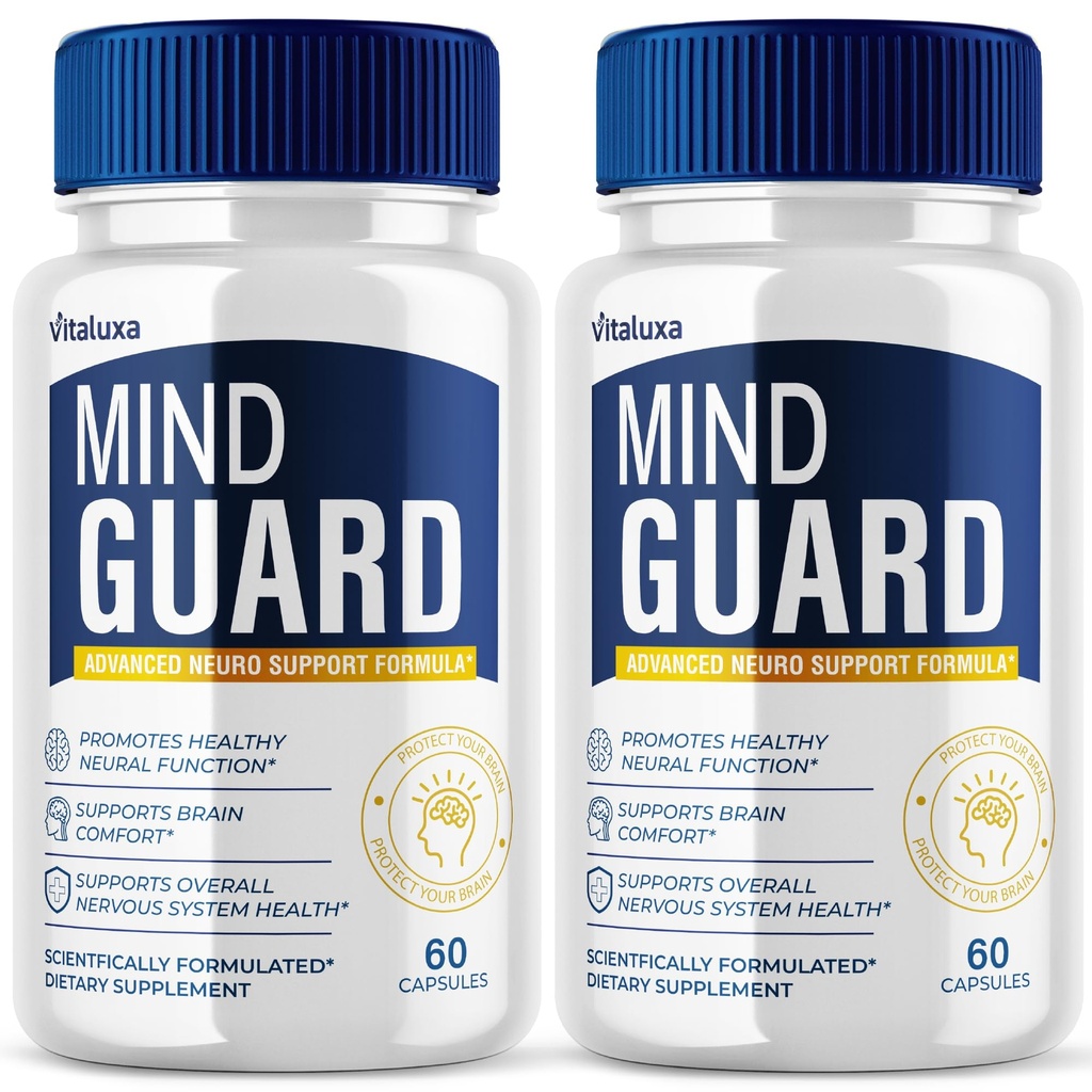 (2 Pack) Mind Guard Brain Supplement Capsules, MindGuard Memory Pills Brain Health Nootropic Booster Clarity Focus Advanced Formula Premium Cognitive Function Support All Natural Ingredients (120 Ct)