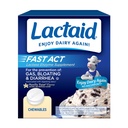 Lactaid Fast Act Lactase Enzyme Supplement, Chewable Tablet, Vanilla Twist, 60 Count