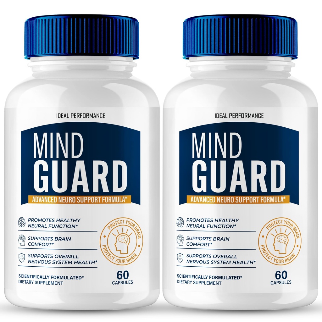 Mind Guard Brain Supplement Capsules, Official MindGuard Brain & Memory Pills, Advanced Nootropic Pills Brain Health Support, All Natural Mind Guard Cognitive Health & Function Reviews (2 Pack)